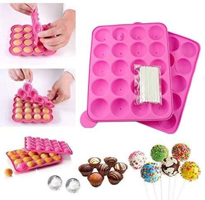 Bake N Crush Pop Sickles 20 Cavity ,Lollipop Silicone Cake Mould 20 Price  in India - Buy Bake N Crush Pop Sickles 20 Cavity ,Lollipop Silicone Cake  Mould 20 online at